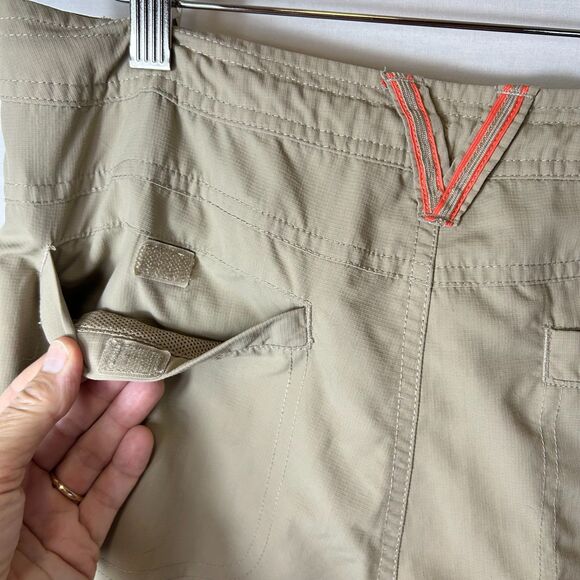 The North Face Horizon II Beige Tan UPF 30 Performance Capri Pants Size 10 - Picture 11 of 16